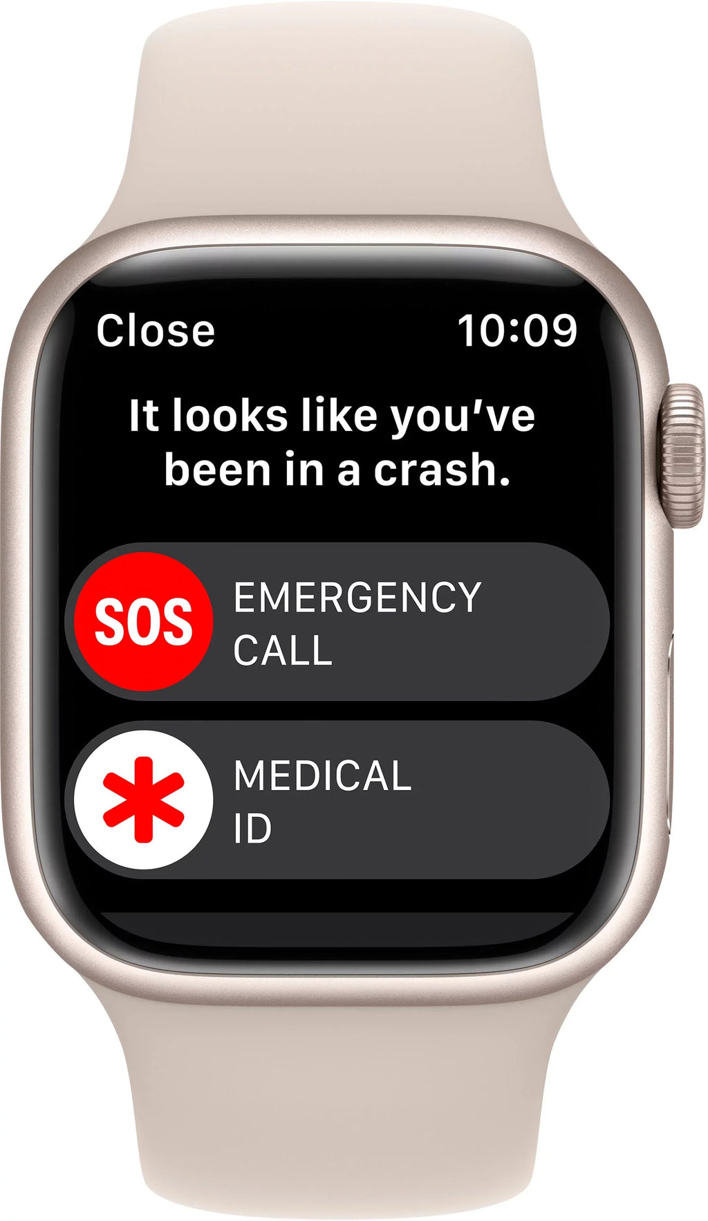 Restored Apple Watch Gen 8 Series 8 Cell 41mm Starlight Aluminum Starlight Sport Band MNUX3LL/A (Refurbished)