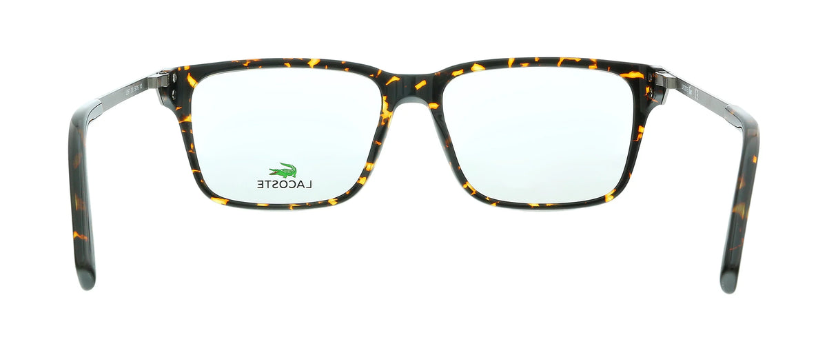 Lacoste L2867 220 Dark Havana Modified Rectangle Eyeglasses for mens