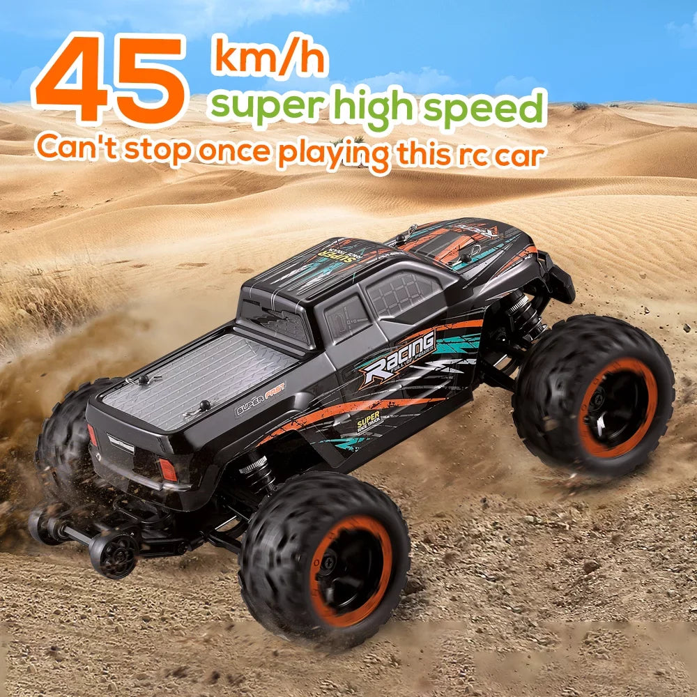 Linxtech RC Car,Big Adult Ajcoflt 1 16 45 4 Montloxs 4 Foot Kids 16889 A 1 16 RC Car Road Motor Truck for 4 Race 16889 , Toy 1 16 Scale 16889 1 16 45 4 oolRC Remote 45 km h Brushless Off