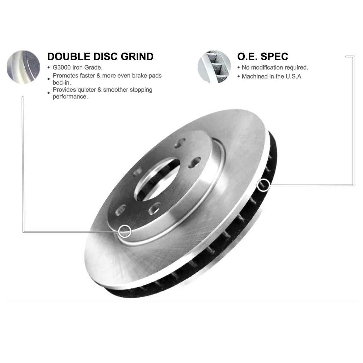 R1 Concepts Front Brakes and Rotors Kit