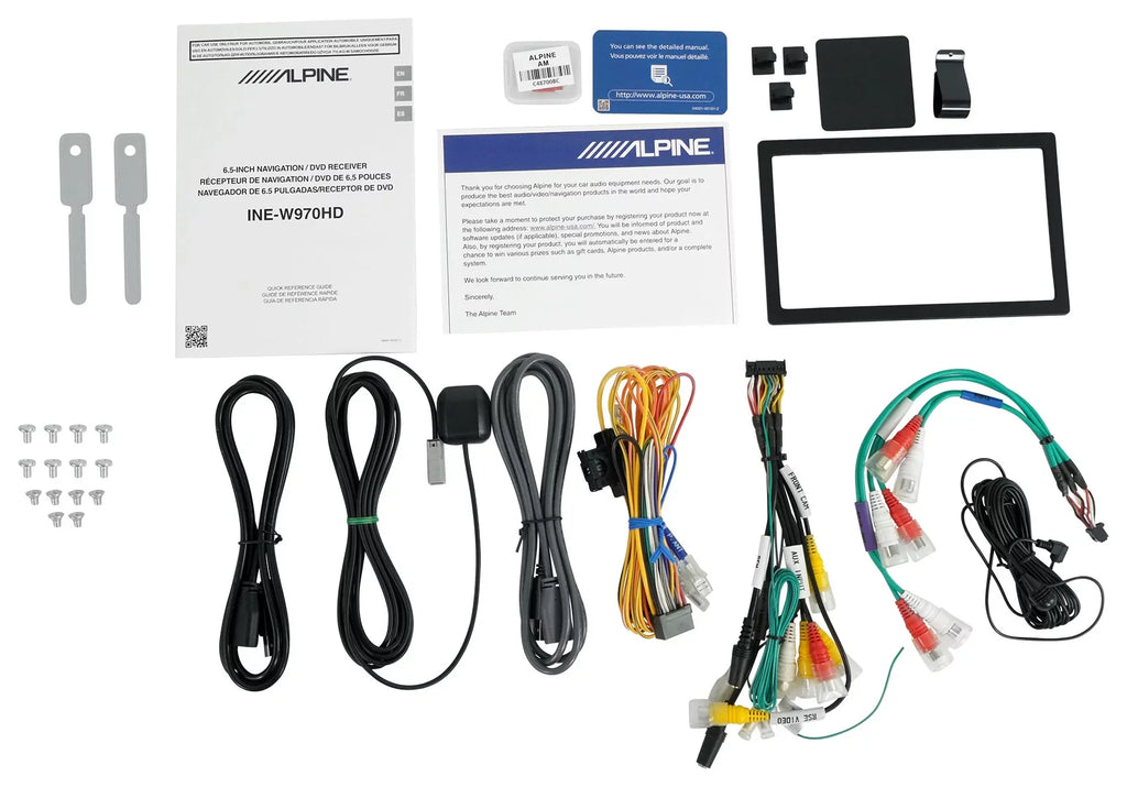Alpine INE-W970HD 6.5" Monitor DVD Player CarPlay/Android/GPS Receiver+Camera