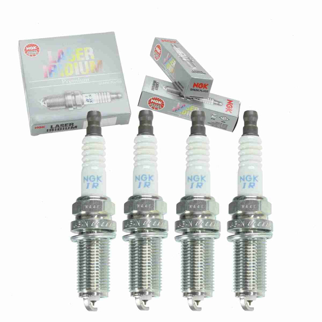 4 pc NGK 6481 Laser Iridium Spark Plugs for 22401AA630 31216183 31216184 4506 4704 FR7NI33 IKH20TT LR005483 PKH20TT Ignition Wire Secondary