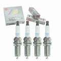 4 pc NGK 6481 Laser Iridium Spark Plugs for 22401AA630 31216183 31216184 4506 4704 FR7NI33 IKH20TT LR005483 PKH20TT Ignition Wire Secondary
