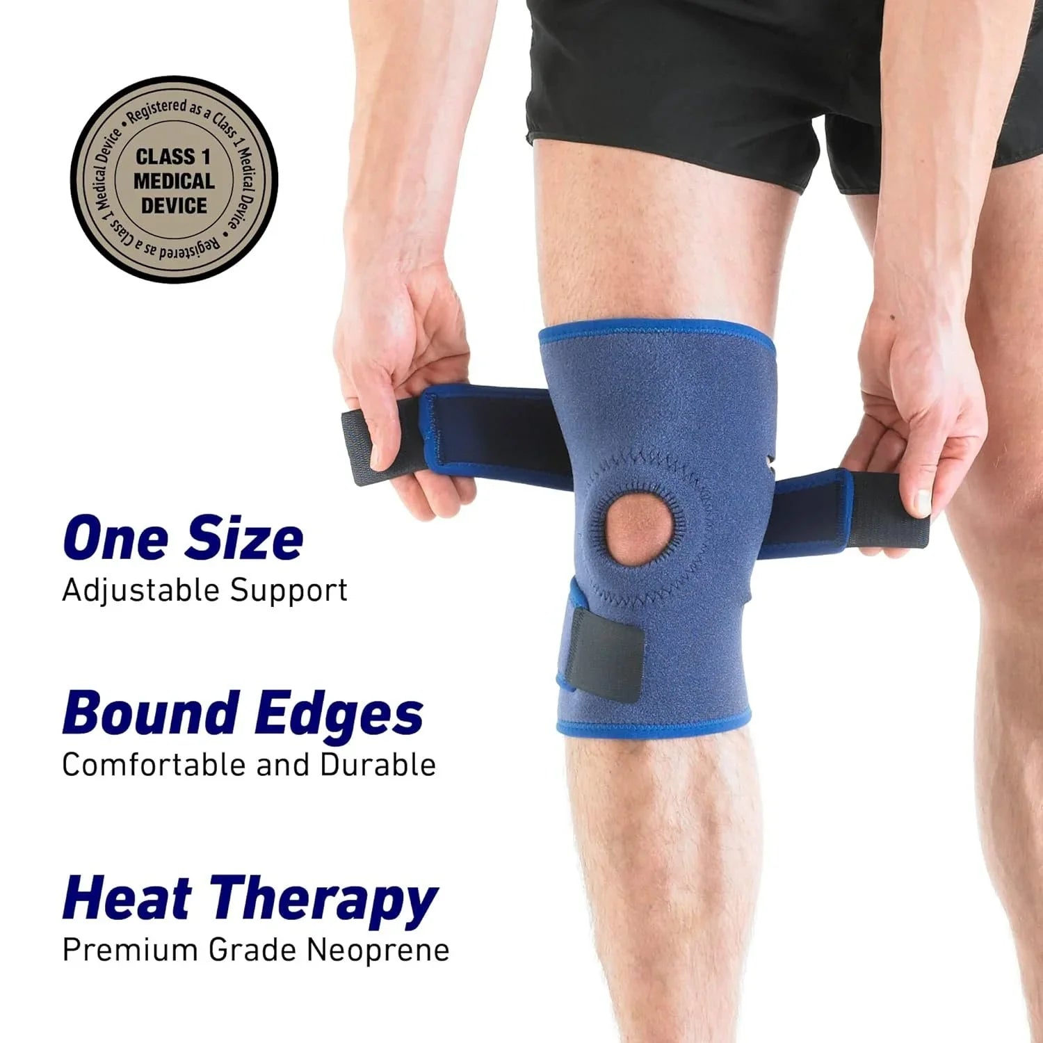 Neo-G Knee Support, Open Patella  Knee Support for Knee Pain Arthritis, Joint Pain Relief, Meniscus tear, runners knee, patella injuries  Knee support for women and men - Adjustable Compression