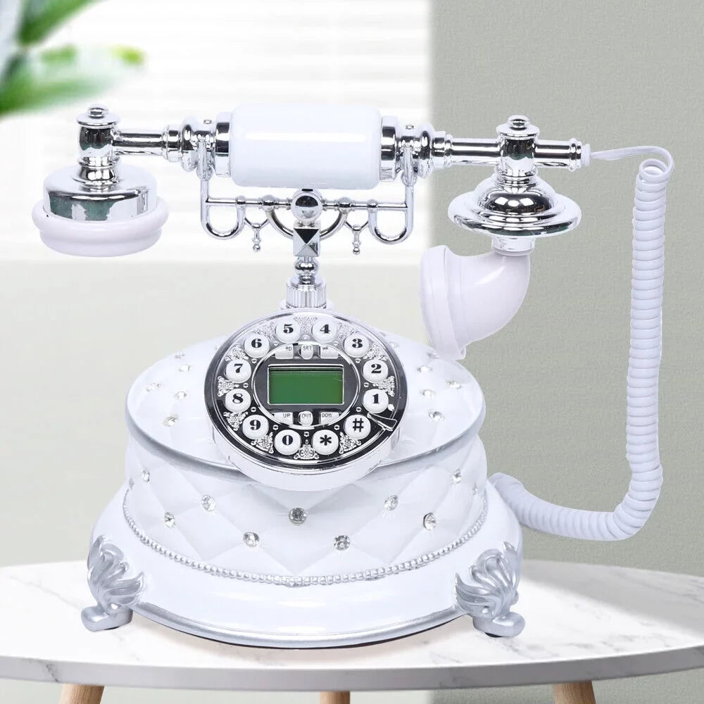 Antique Home Telephone Retro Vintage Old Fashioned Dial Phone Home/ Office
