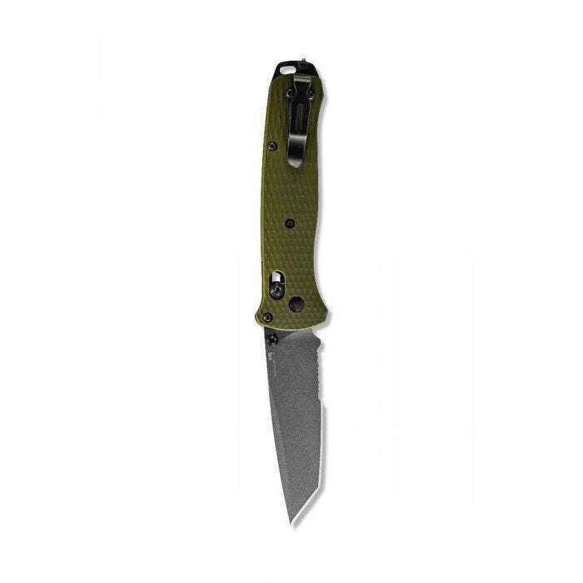 Benchmade 537SGY-1 Bailout Axis Serrated Tanto Grey Coated  CPM-M4 Super Tool Steel Knife