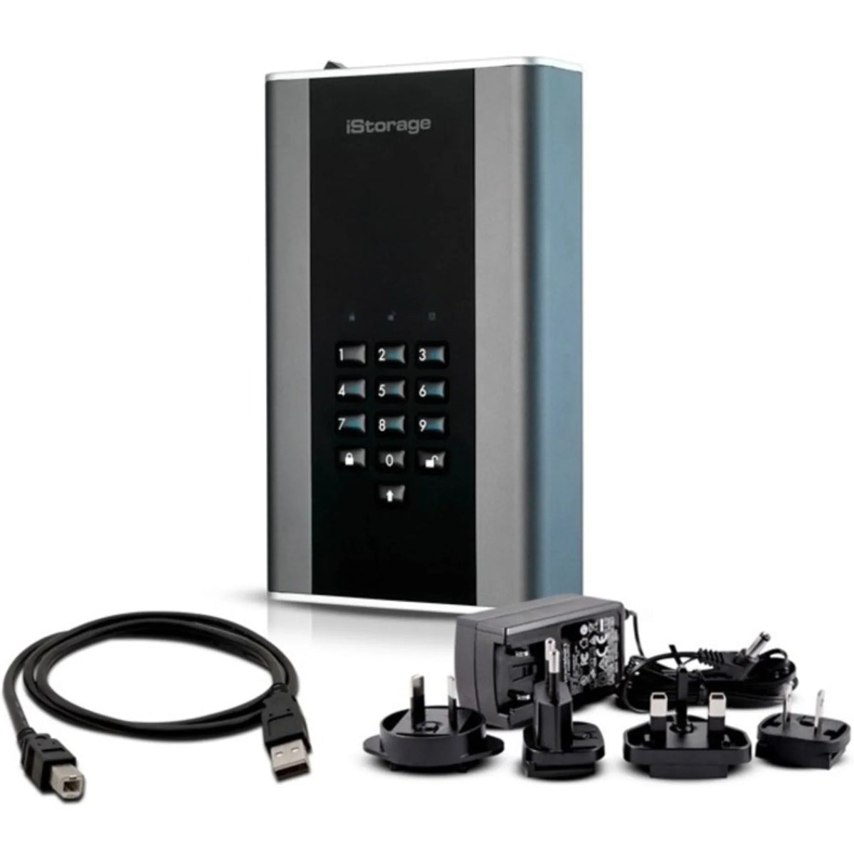 iStorage storageAshur DT2 20 TB Desktop Hard Drive - External - TAA Compliant (is-dt2-256-20000-c-x)