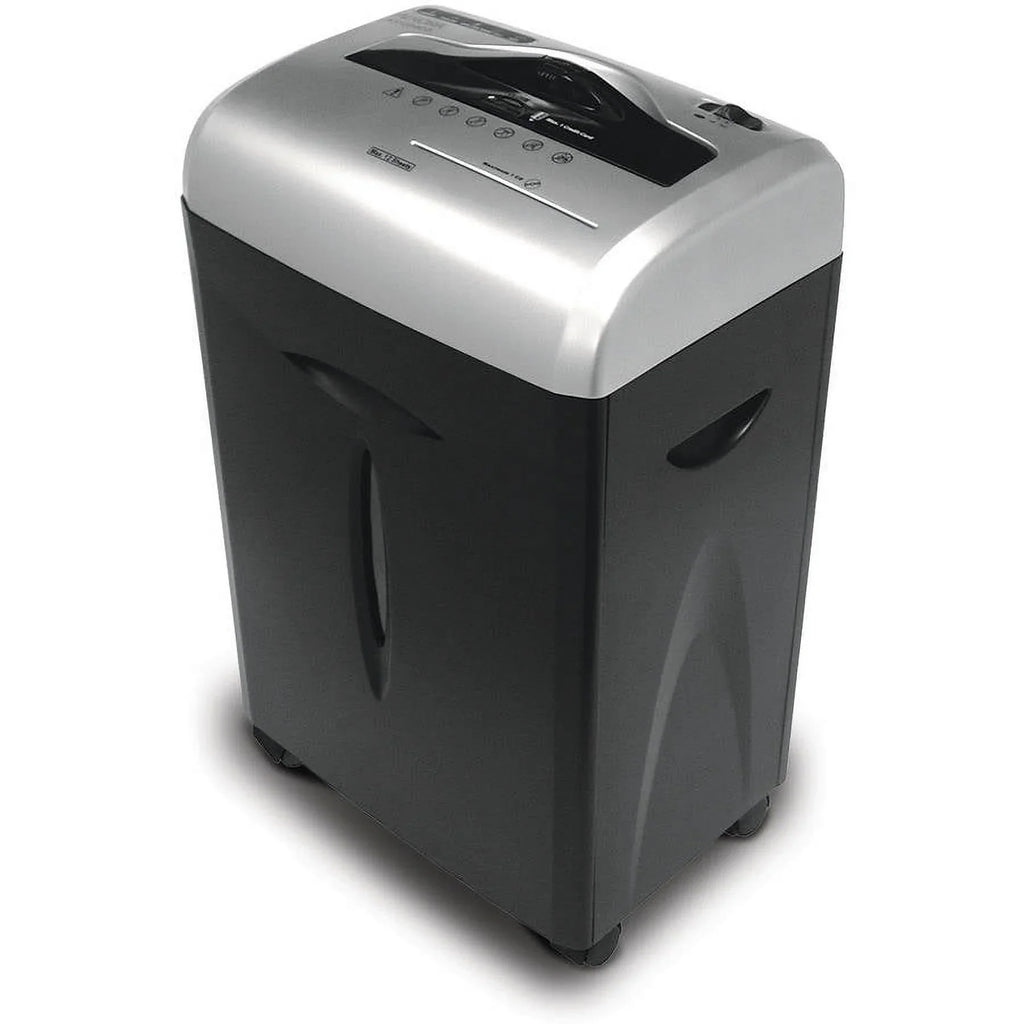 Aurora GB 12-Sheet Cross-Cut ShredSafe Paper, CD and Credit-Card Shredder with Pull-Out Wastebasket