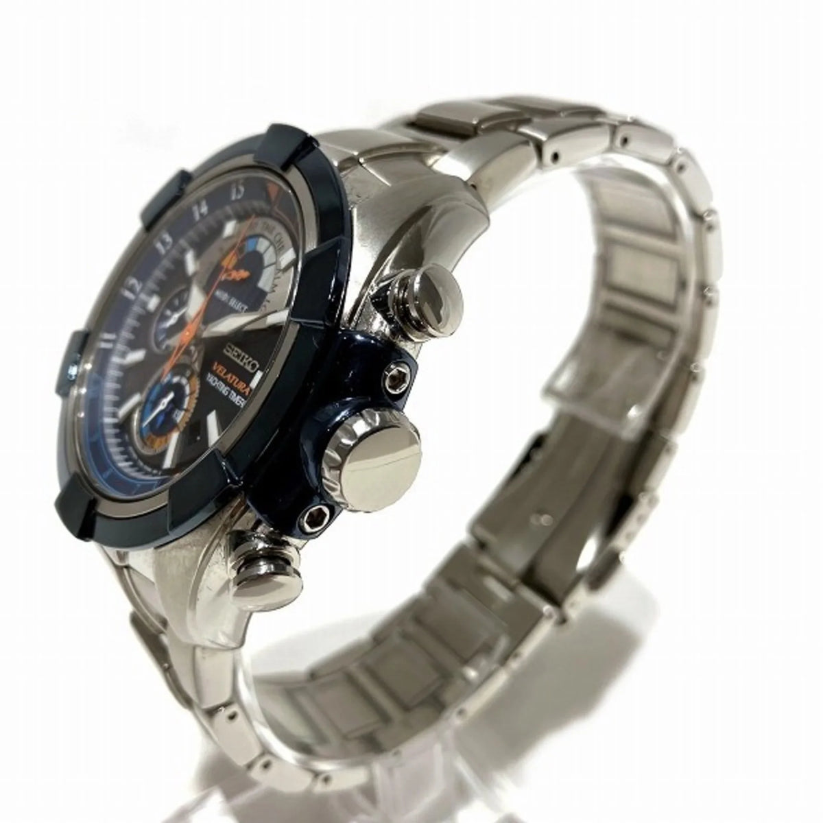 Pre-Owned Seiko VeLatitudeura Yachting Timer 7T84-0AE0 Quartz Chronograph Watch Men's (Like New)