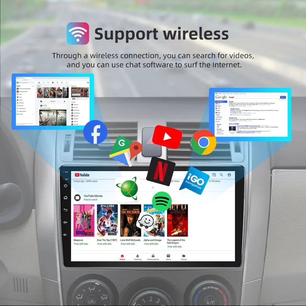JMANCE 9 inch Apple CarPlay & Android Auto Car Stereo Receiver, Car Radio Compatible with 2010-2013 Mazda 3 with backup camera