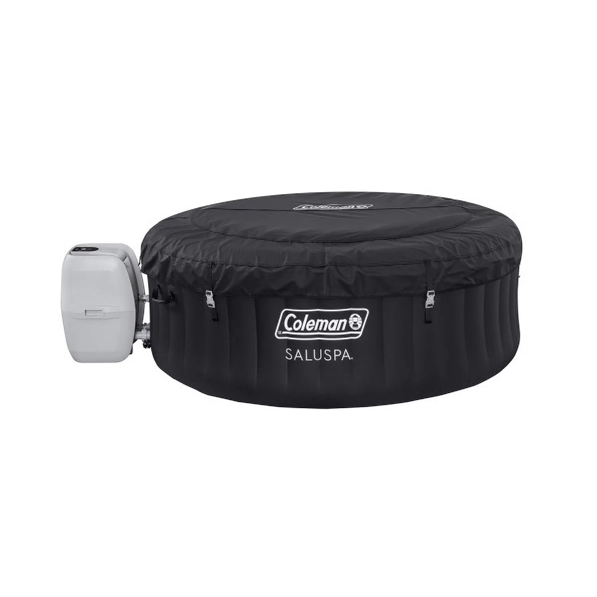 Coleman SaluSpa 4 Person InfLatitudeable Hot Tub Spa with 12 Filter Cartridges