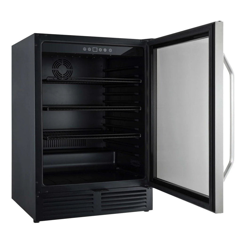 Avanti Beverage Center, 130 Can Capacity, in Stainless Steel with Black Cabinet (BCA516SS)