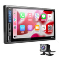 Double Din Car Stereo Bluetooth - Corehan 7 Inch IPS Touch Screen Car Radio Multimedia Player with Complimentary Backup Camera Compatiable with Apple Carplay, Android Auto, Mirror Link