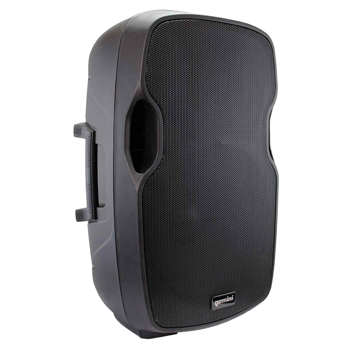 (2) Gemini AS-1500P 15" Active Speakers with GMU-M100 Single Channel UHF Microphone Package