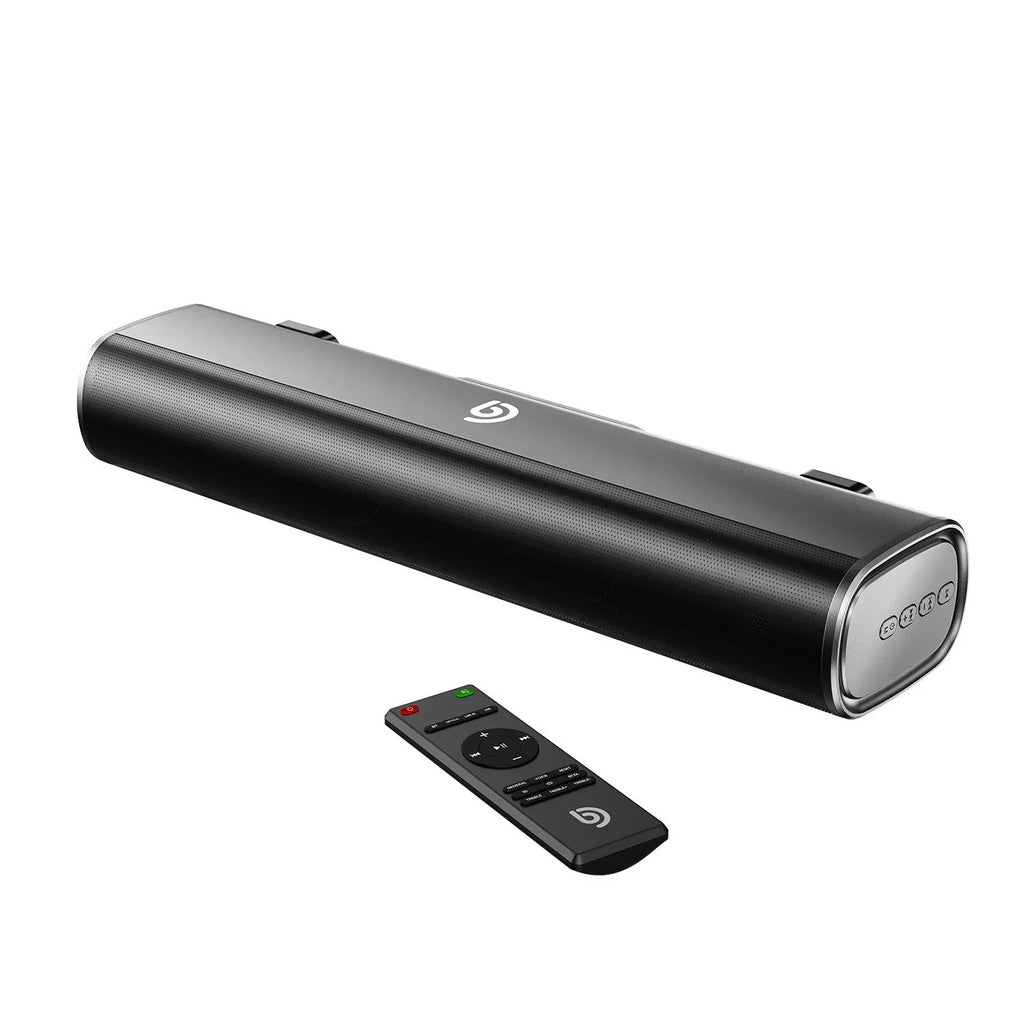 SoundBars For TV, Bomaker 16-Inch 2.0 TV Sound bar, Wireless Bluetooth 5.0 Computer Speaker, 105dB, 3D Surround Sound