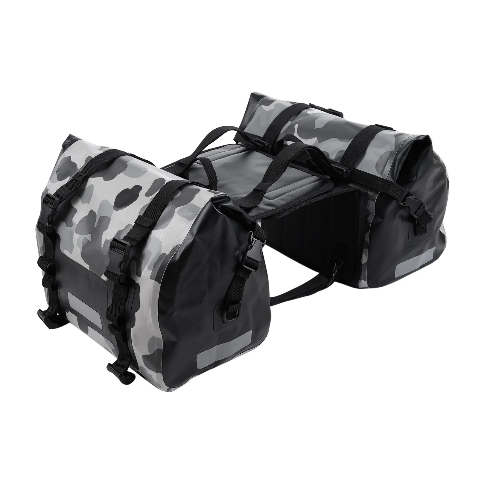Nebublu Motorcycle Duffel Bag， PVC Waterproof Luggage for Hiking and Camping