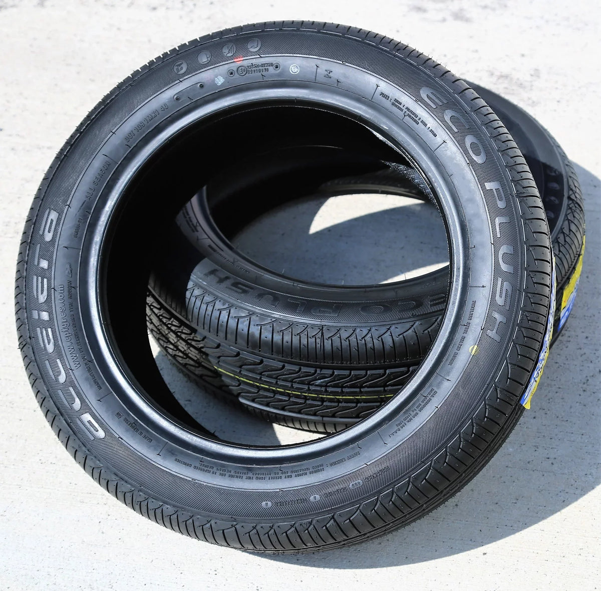 Set of 4 (FOUR) Accelera Eco Plush 175/65R15 84H AS All Season A/S Tires Fits: 2010-14 Mini Cooper Clubman, 2002-07 Mini Cooper Base