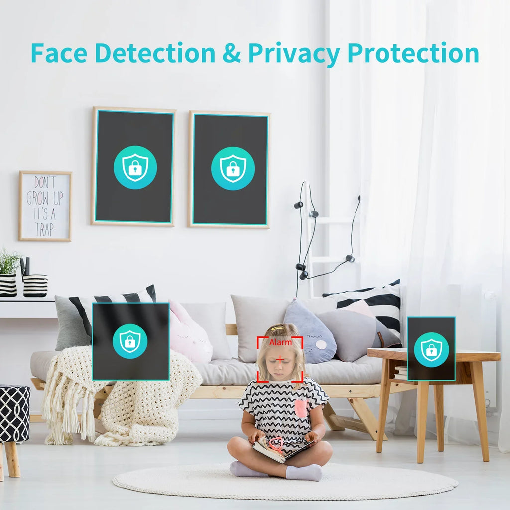 HeimVision HM245 8CH 1080P Security Camera System, 5MP-Lite HD-TVI DVR 4Pcs 1920TVL Outdoor/Indoor Weatherproof CCTV Surveillance Camera with Night Vision, No Hard Drive