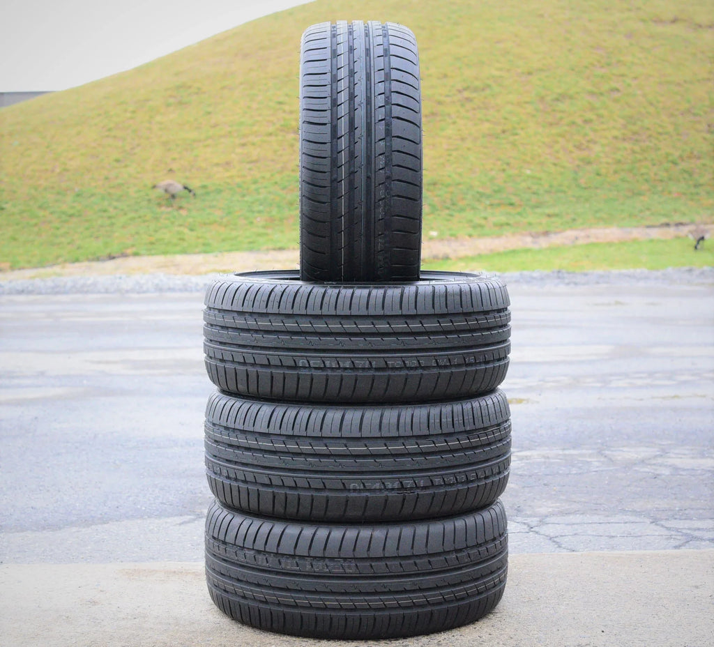 Set of 4 (FOUR) Cosmo MuchoMacho 225/50R17 ZR 98W All Season High Performance Tires Fits: 2012-15 Chevrolet Cruze LT, 2012-18 Ford Focus Electric