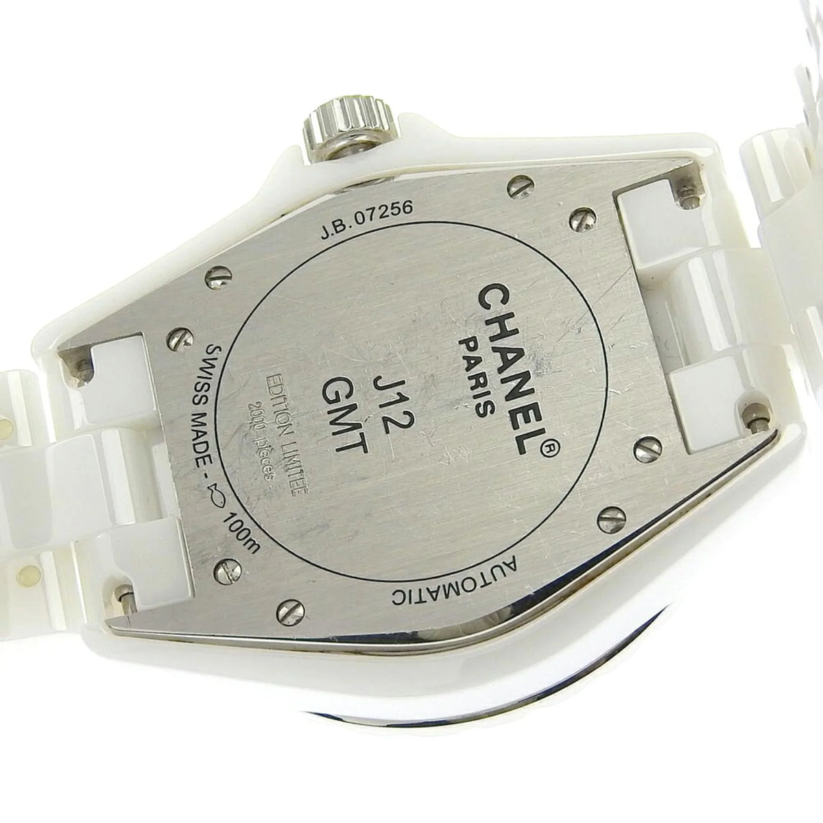 Pre-Owned CHANEL J12 GMT Men's Automatic Watch Limited Edition 2000 H2126 (Good)