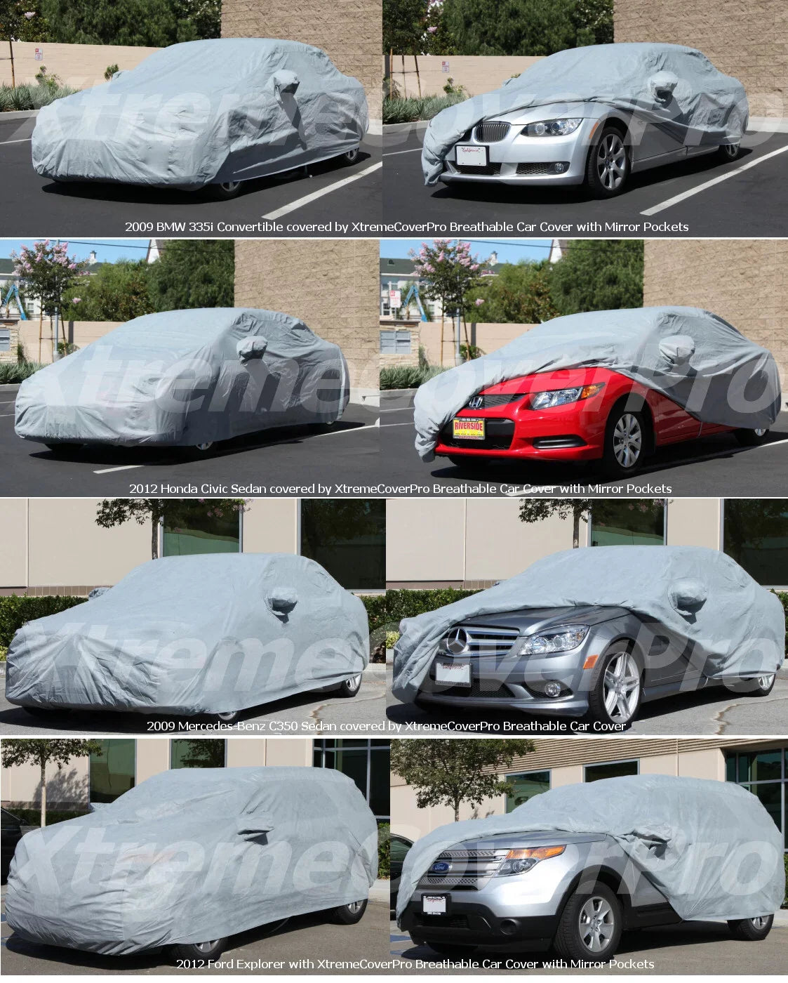 Car Cover fits 2012 2013 2014 2015 Mercedes-Benz ML350 ML500 ML550 ML63 XCP XtremeCoverPro Pro Series Black