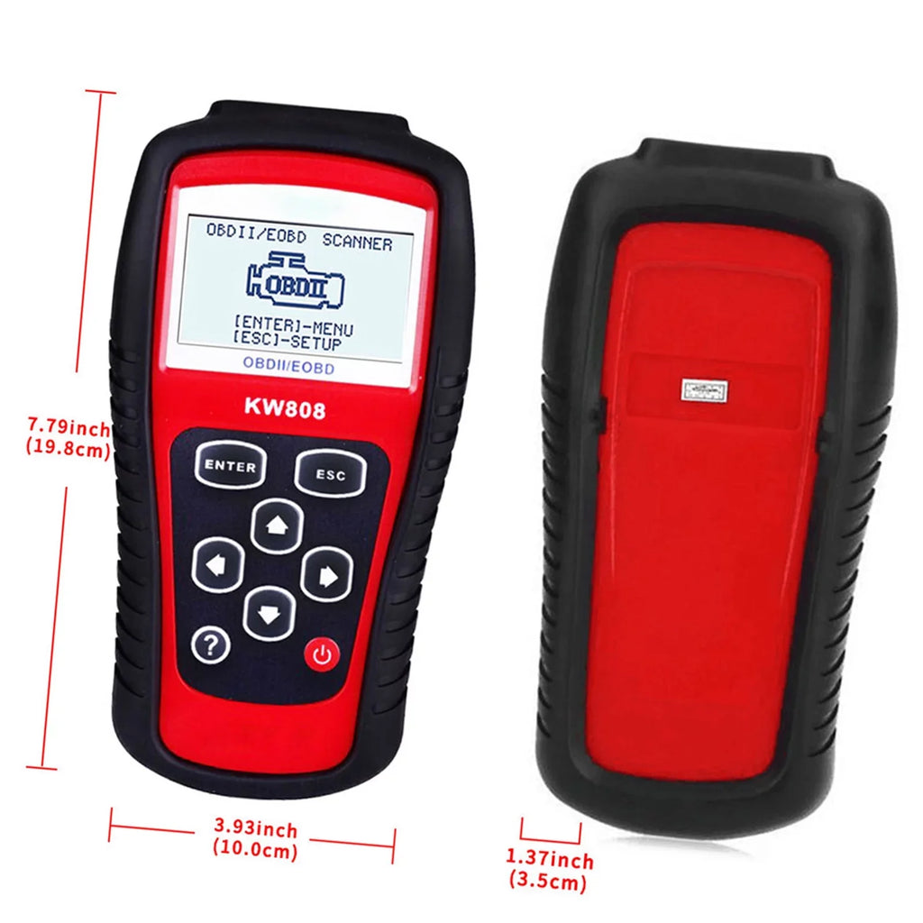 KONNWEI Detection Scanner,Scanner Decoder KW808 Cars Code Scanner EOBD Cars Code Code Auto Scanner Cars Code Auto OBDII / EOBD - / EOBD Cars Auto Scanner Decoder KW808