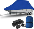 Semi-Custom Fishing Boat with T-Top/Hard Top 19' 6" Long and 102" Wide Seal Skin 1200 Boat Cover
