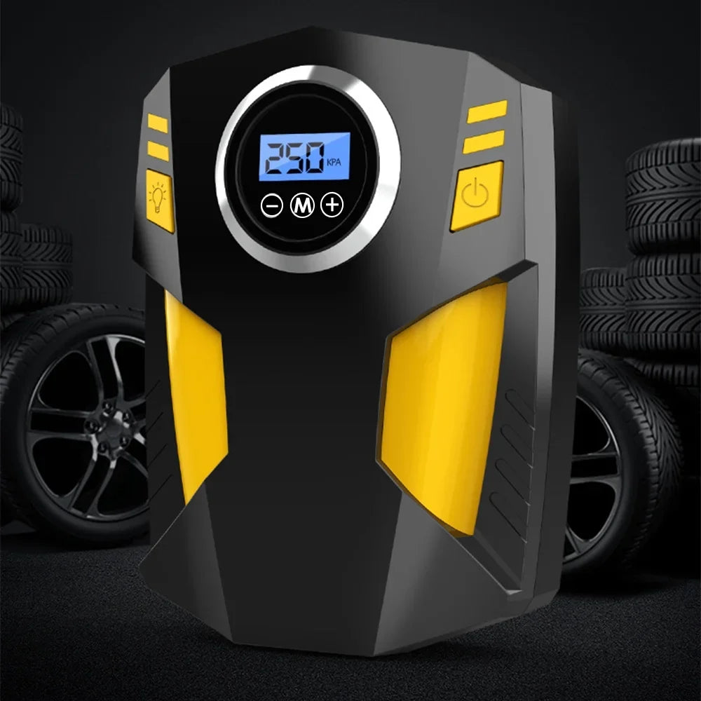 Digital Air Compressor for Car Auto Pump Portable Tire InfLatitudeor with LED Light 12V
