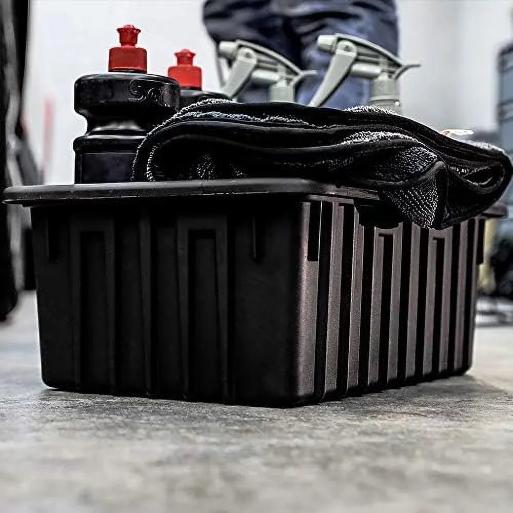 Deluxe Utility Cleaning Caddy Basket Organizer DIY Divided Plastic Shower Storage Caddy Tote Portable 6 Compartment Bucket Shower Janitorial Caddy Large Capacity For Shower Supplies W/ 6 Dividers