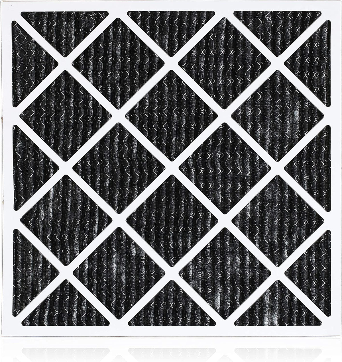 Filterbuy 20x24x1 MERV 8 Odor Eliminator Pleated HVAC AC Furnace Air Filters with Activated Carbon (5-Pack)