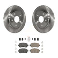 Transit Auto - Rear Disc Brake Rotors And Ceramic Pads Kit For Dodge Grand Caravan Chrysler Town & Country Journey Volkswagen Routan Ram C/V K8A-100736