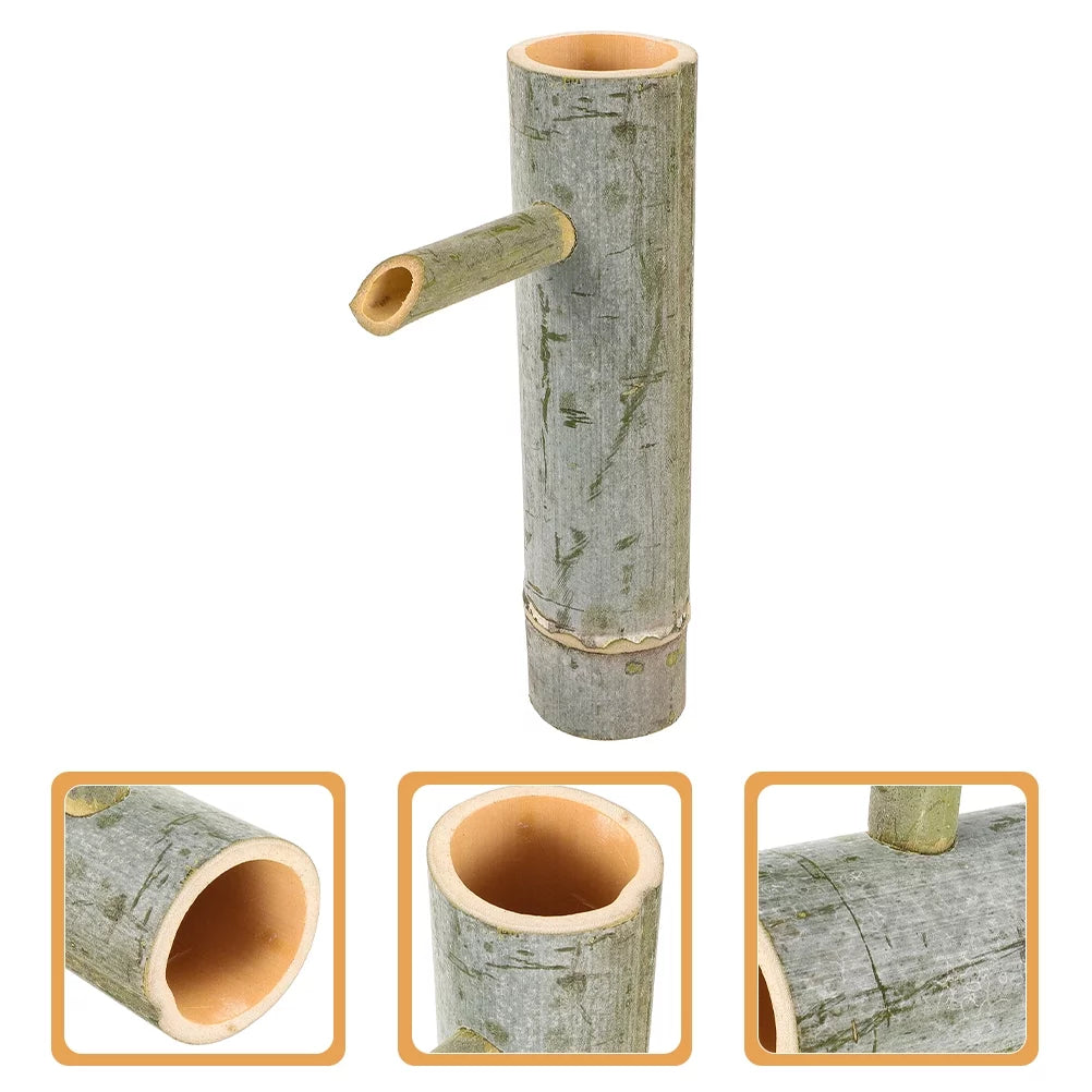 Qumonin Bamboo Waterfall Fountain for Office or Home Zen