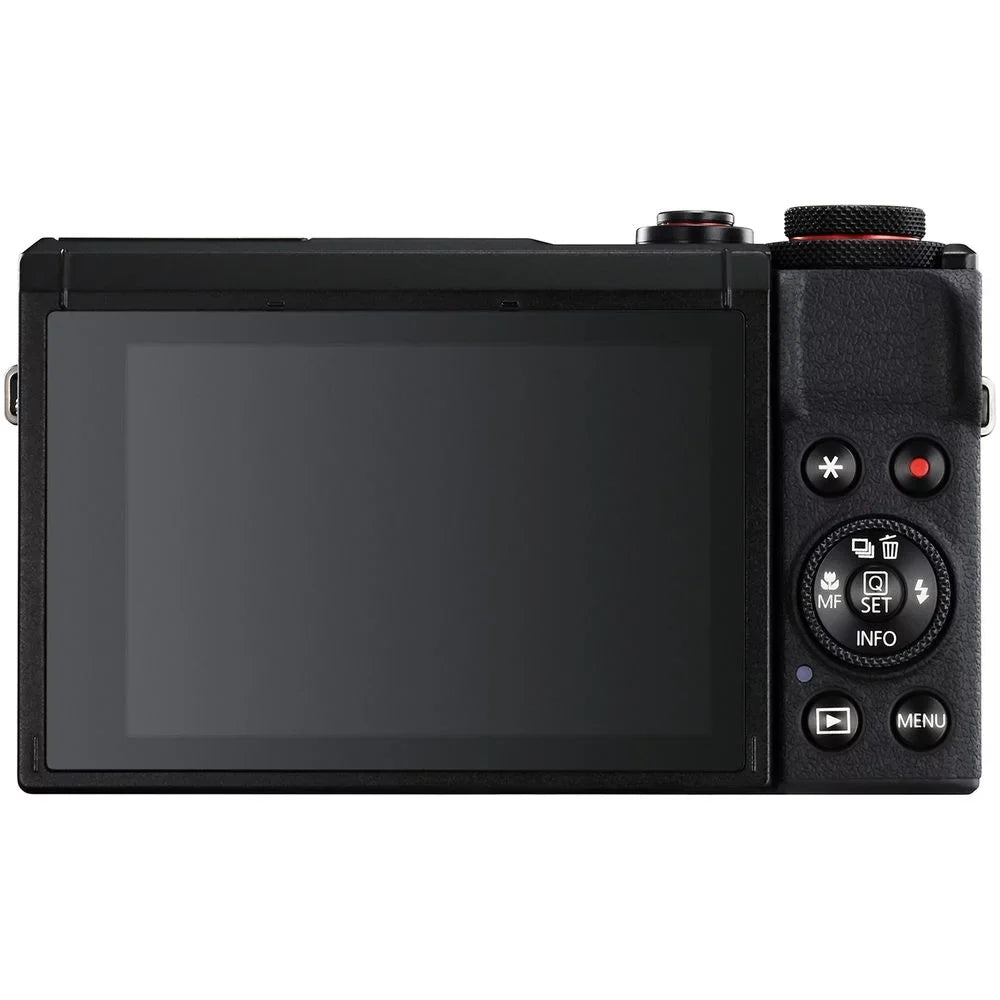 Canon PowerShot G7 X Mark III Digital Camera (Black) + Extra Battery + Flash - 32GB Kit