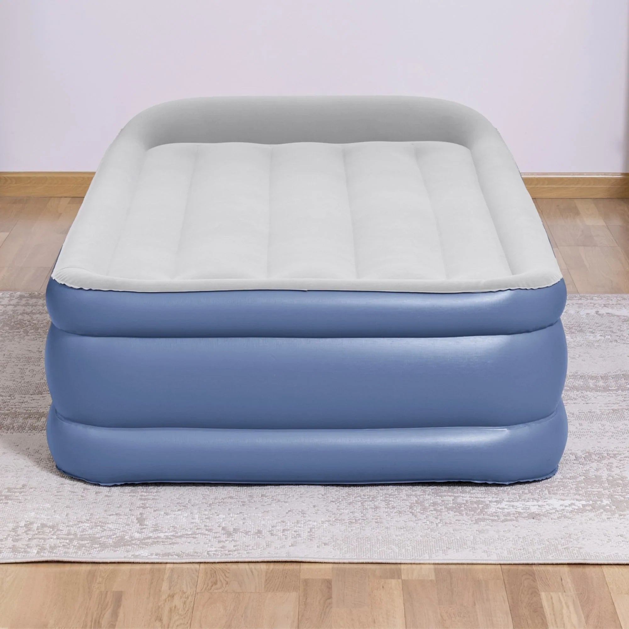 Bestway Tritech Air Mattress Twin 18” with Built-in AC Pump and Antimicrobial Coating