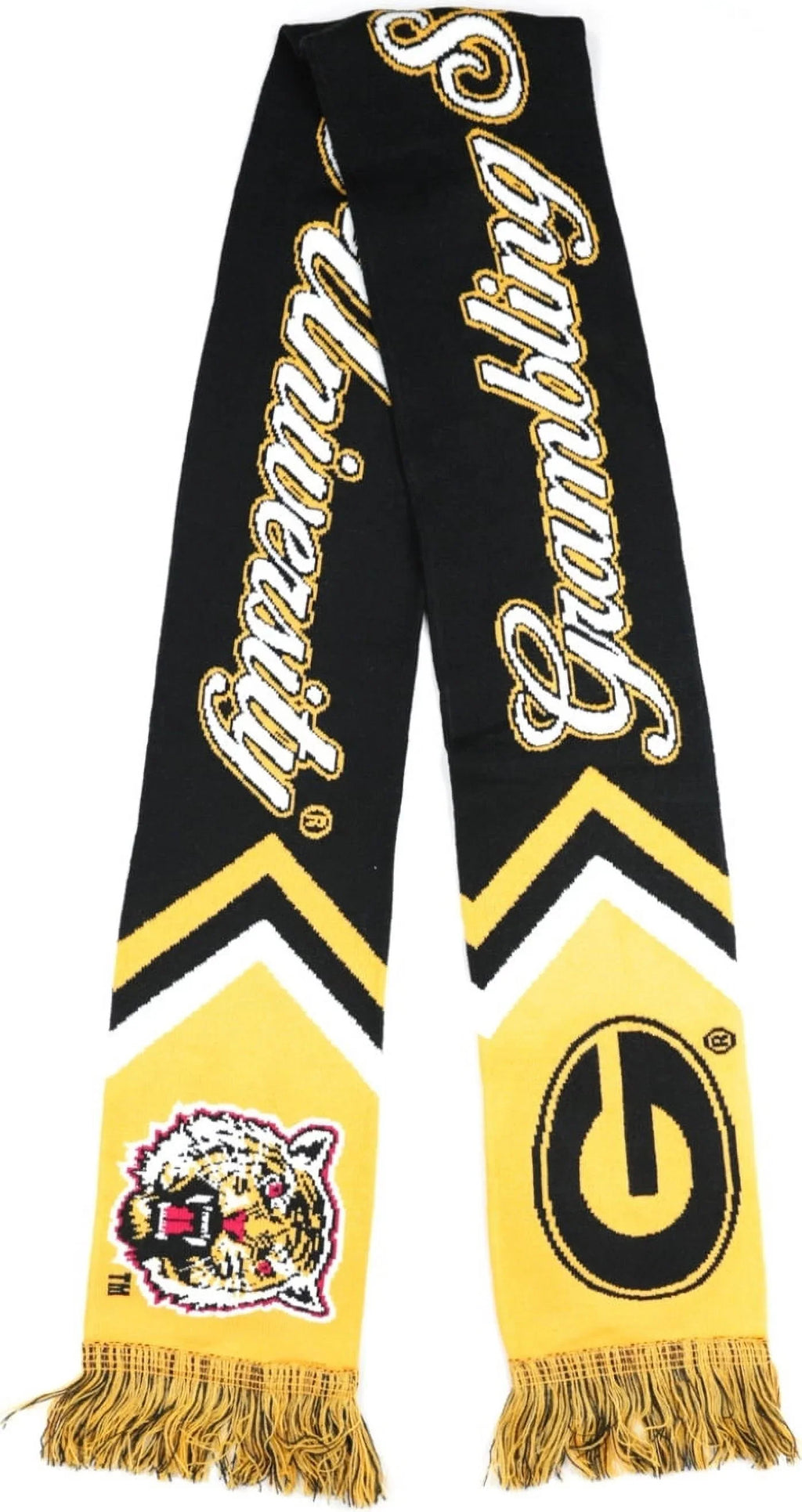 Big Boy Grambling State Tigers S8 Scarf [Black - 80" x 7"]