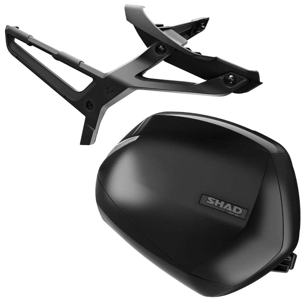 Can-Am New Ryker SHAD Hard Saddlebag with Aluminum Rack, 219400844+219400856