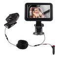 moobody Baby Car Monitor 1080P High Definition Monitor Camera for Baby Rear Facing Seat 5 Inch Car Seat Mirror Display 150° Wide View Night Vision Baby Car Mirror Camera Easy InstalLatitudeion
