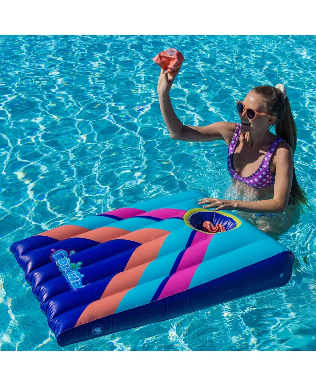 PoolCandy 2 or More Players InfLatitudeable Cornhole PC3106BL